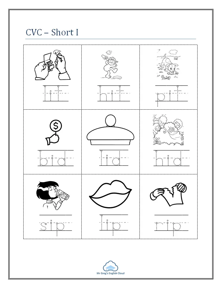 Phonics Worksheets Archives - Mr Greg's English Cloud