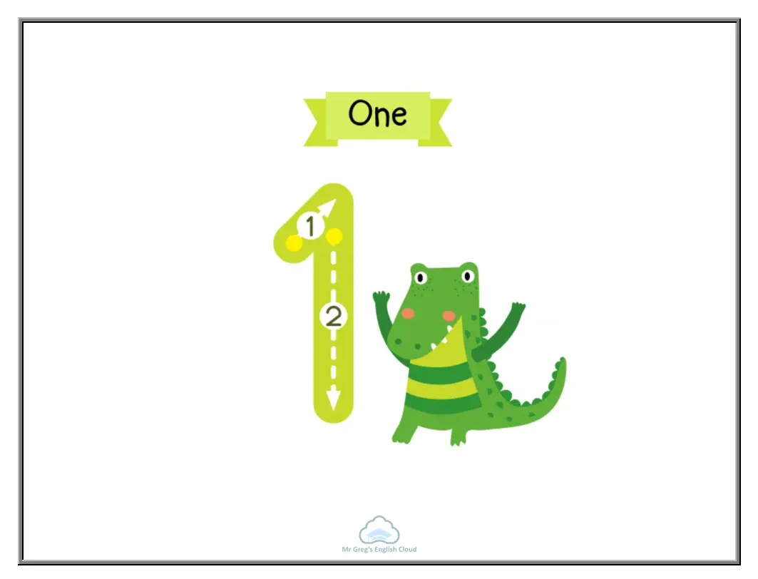 Kindergarten Flashcards – Mr Greg’s English Cloud